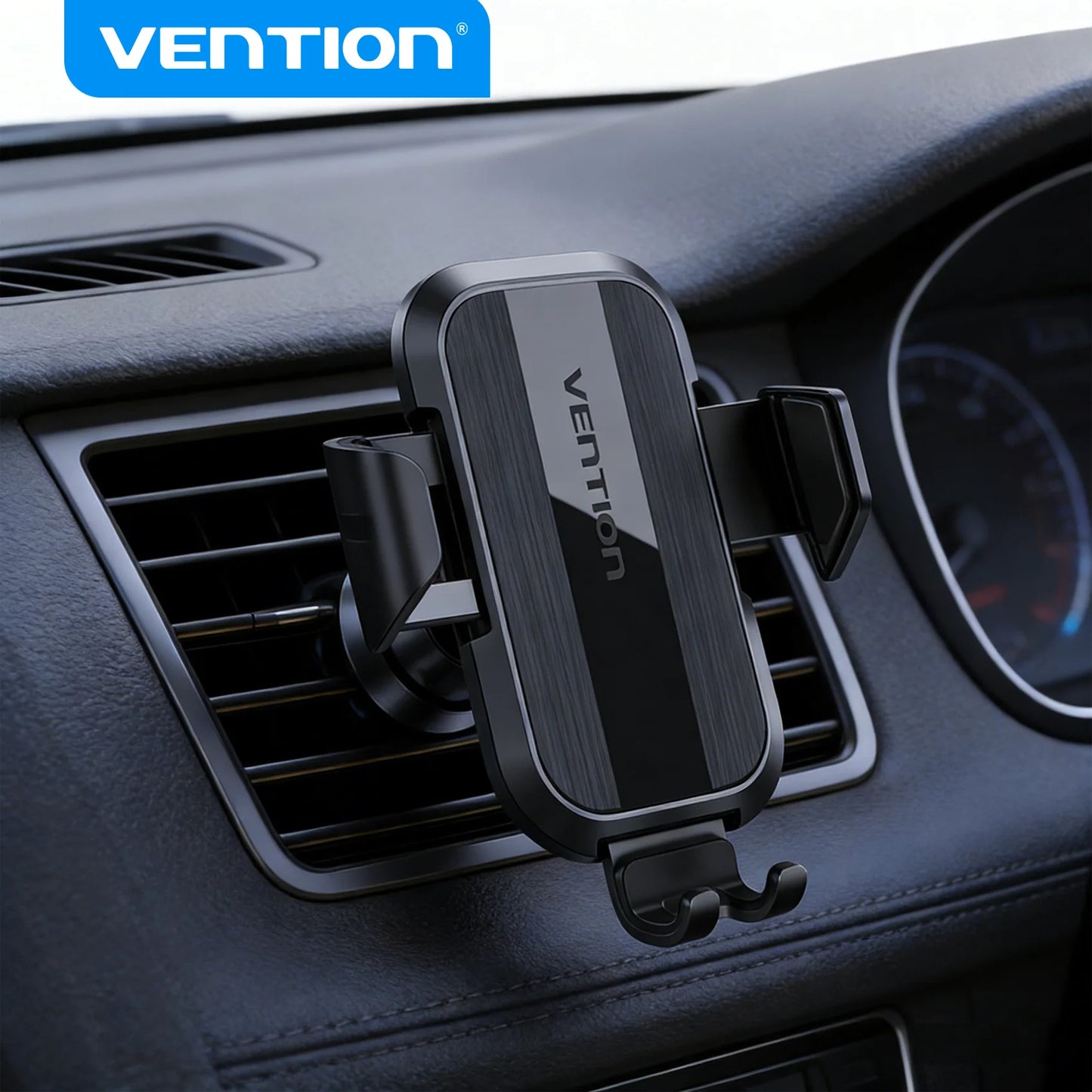 Vention Auto-Handyhalterung, Schwerkraft-Automatikverriegelung Universelle Handyhalterung mit Hakenclip für Auto-Lüft...