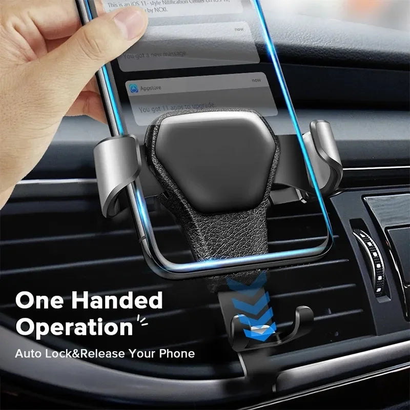 Schwerkraft Auto Telefon Halter Air Vent Clip Halterung Mobile Handy Ständer GPS Smartphone Unterstützung Auto Air Ou...