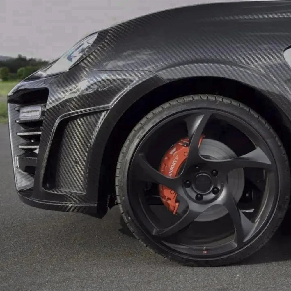 3D Carbon Fiber Schwarz Folie – SwissGlanzGarage Ansicht 3