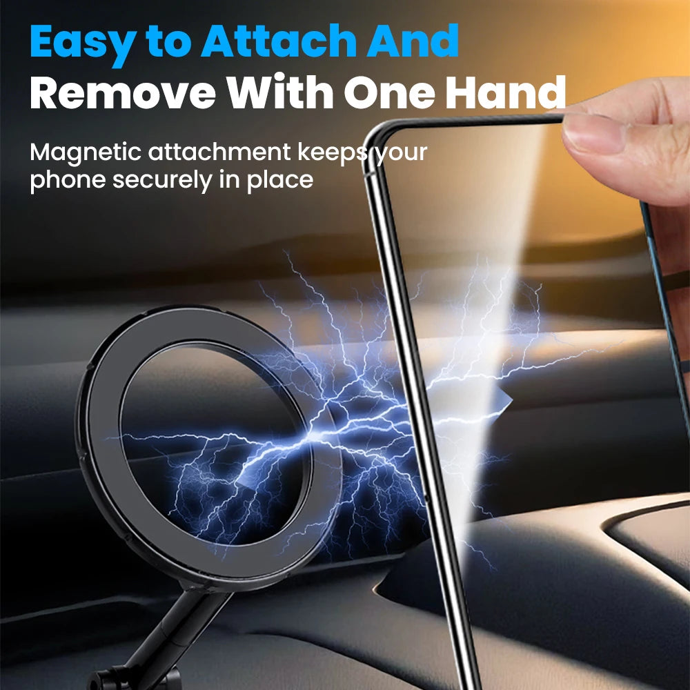 Magnetischer Ring-Handyhalter, faltbar, doppelseitig, magnetische Halterung für das Auto, um 360 Grad drehbar, für da...