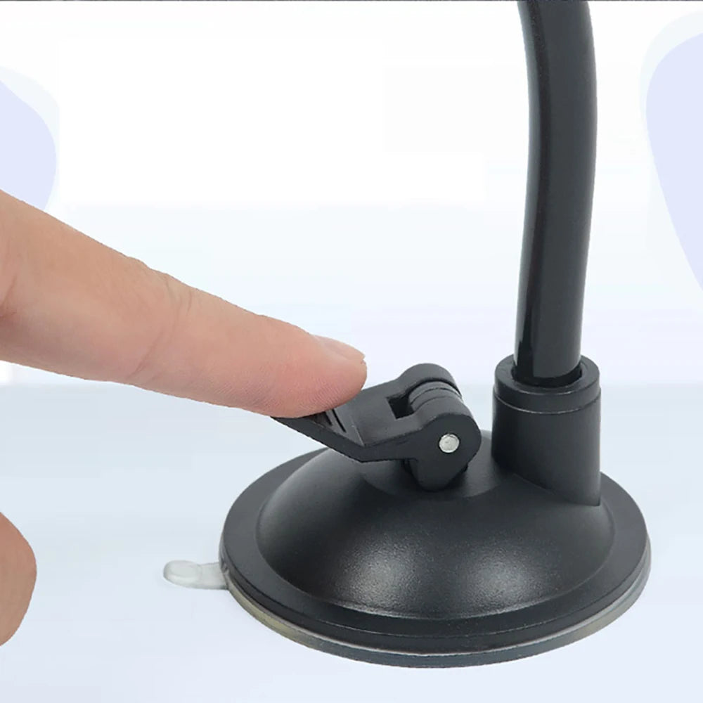 Auto-Handyhalterung Universelle Saugnapf-Windschutzscheiben- und Lenkerhalterung mit Clip und Verriegelung für Auto-N...