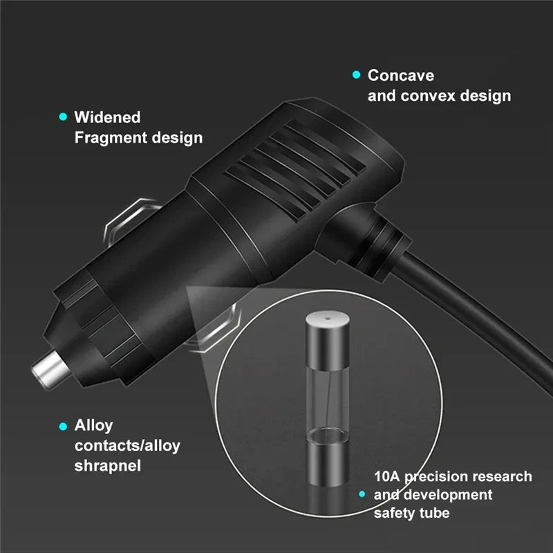 120W Auto Zigarettenanzünder Splitter 12V – SwissGlanzGarage Ansicht 4