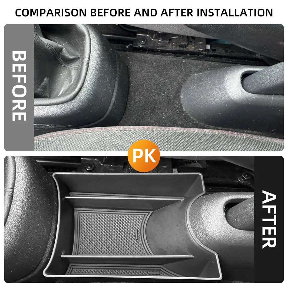 Für Volkswagen VW UP 2013- Auto Center Console Armlehne Storage B