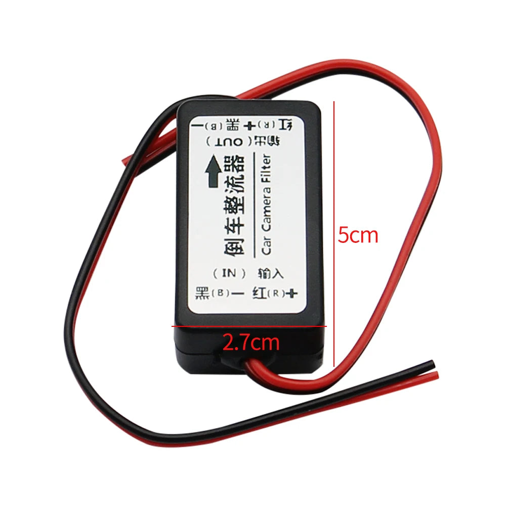 Rückfahrkamera 12V DC Stromrelais Filter – SwissGlanzGarage Ansicht 5