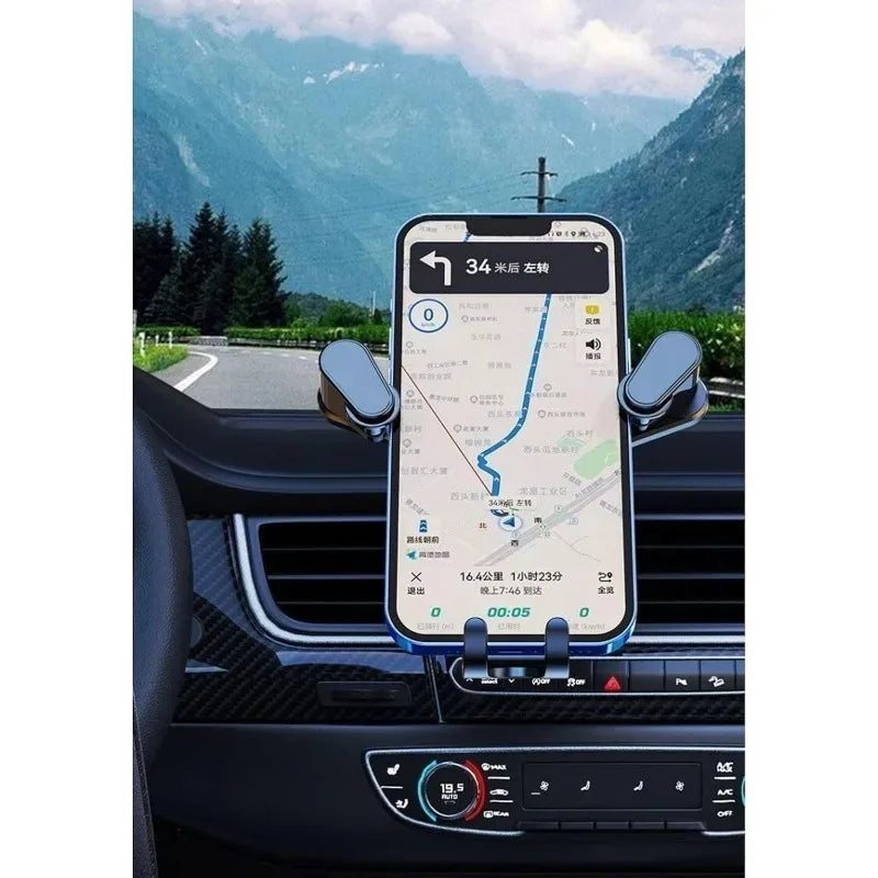 Gravity Auto Lock Auto-Handyhalterung für Lüftungsschlitze, universelle rutschfeste Handyhalterung, stabile Autohalte...