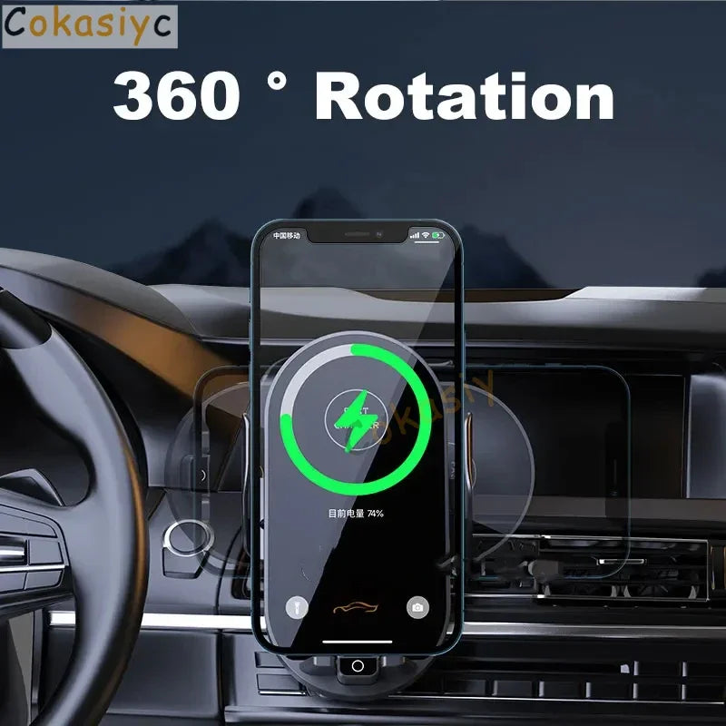 Drahtlose Ladegerät Auto Telefon Halter Für Genesis g80 g70 gv80 g90 Air Outlet Clamp GPS Stehen Schnelle lade 15W Zu...