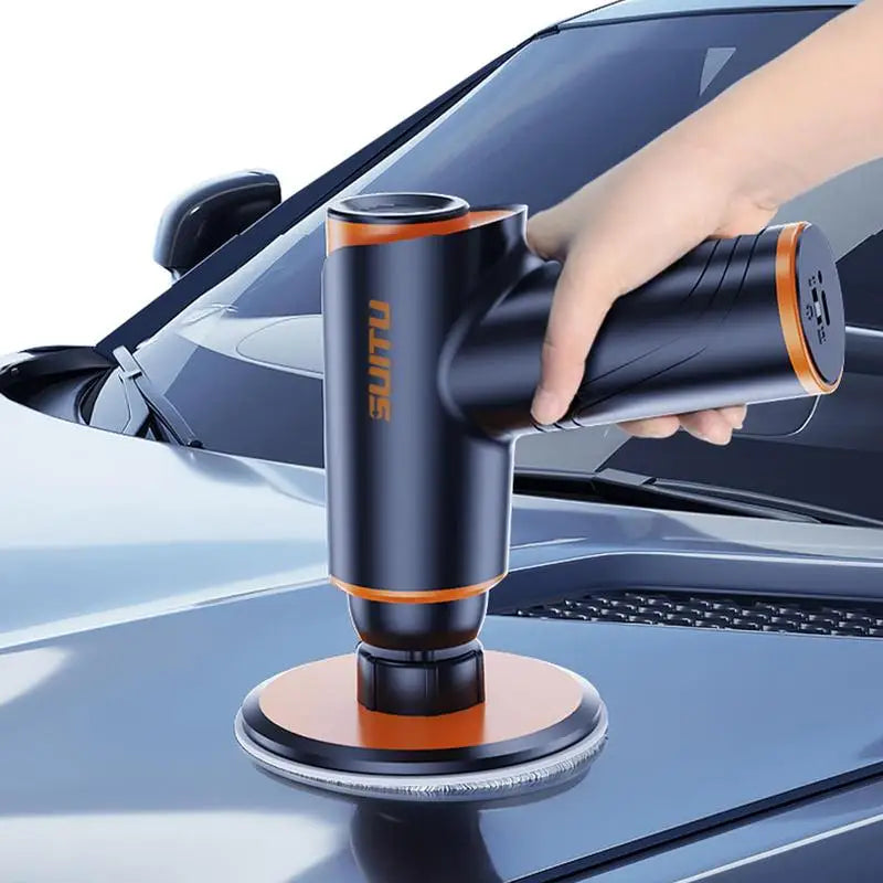 Akku-Autopolierer, 4000 mAh, Pufferpoliermaschine, 2 Geschwindigkeiten einstellb