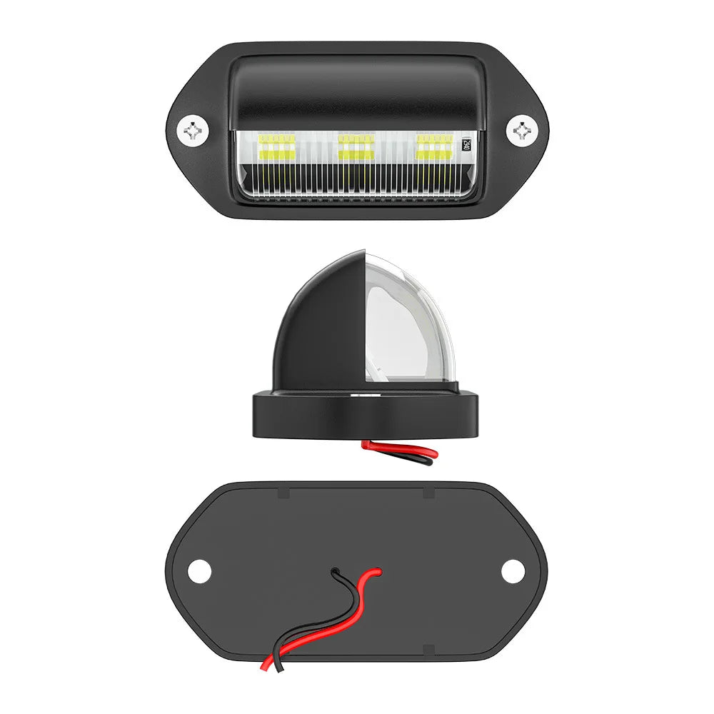 Weisse LED Kennzeichenbeleuchtung 12V 24V DC – SwissGlanzGarage Ansicht 6