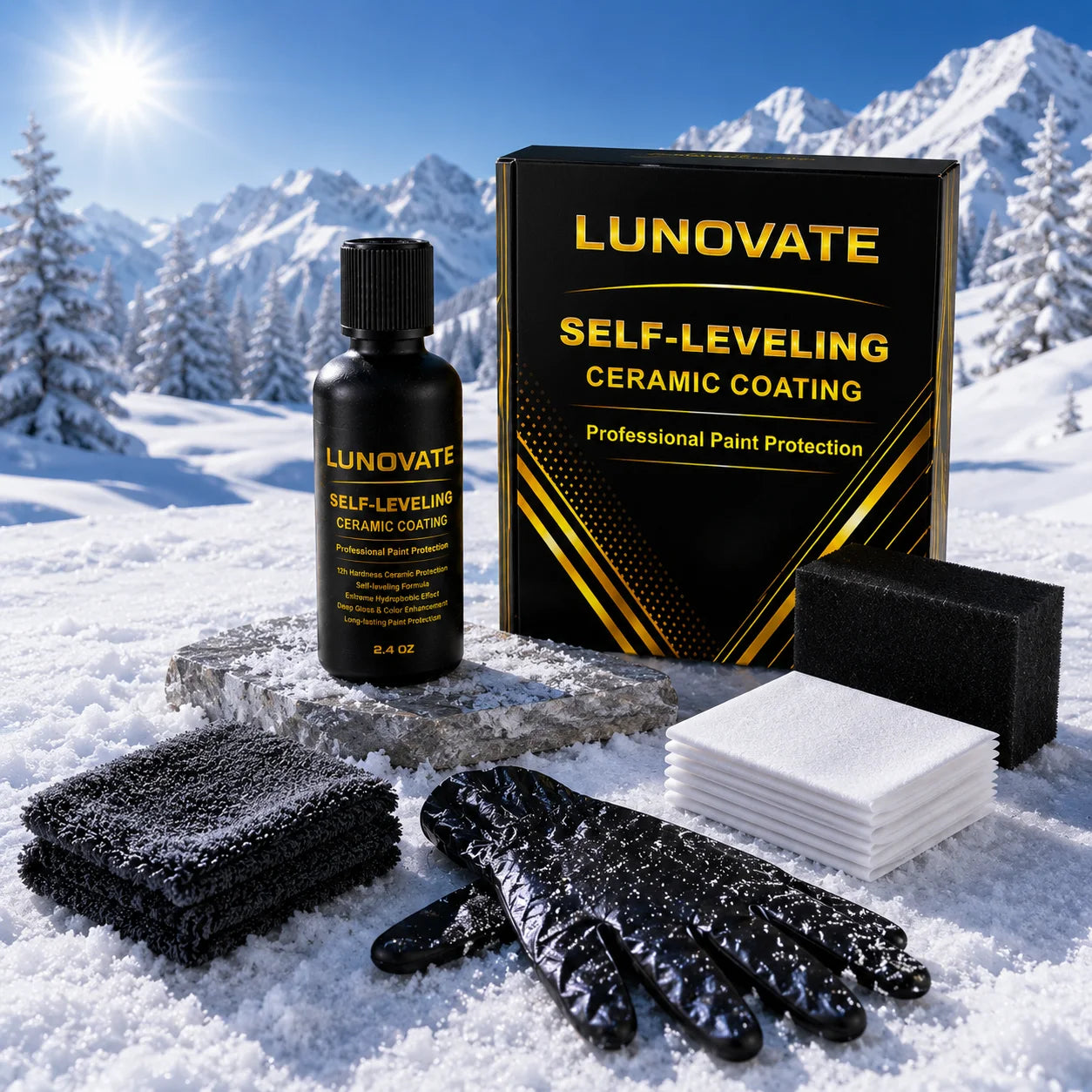 12H-Keramikbeschichtung 60 ml – selbstnivellierende Nano-Keramik-Autobeschichtun
