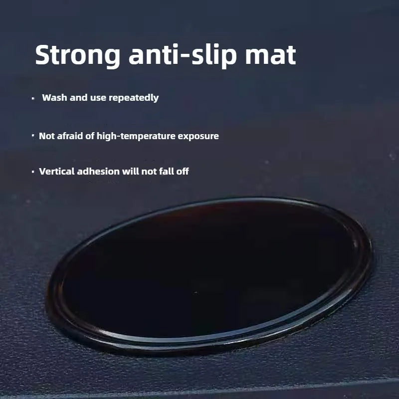 Anti-Rutsch Handy Unterlage Schwarz & Transparent – SwissGlanzGarage Ansicht 3