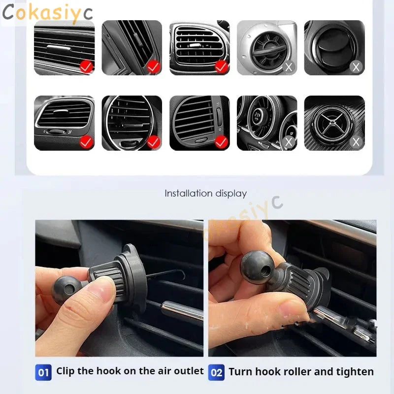 Drahtlose Ladegerät Auto Telefon Halter Für Genesis g80 g70 gv80 g90 Air Outlet Clamp GPS Stehen Schnelle lade 15W Zu...