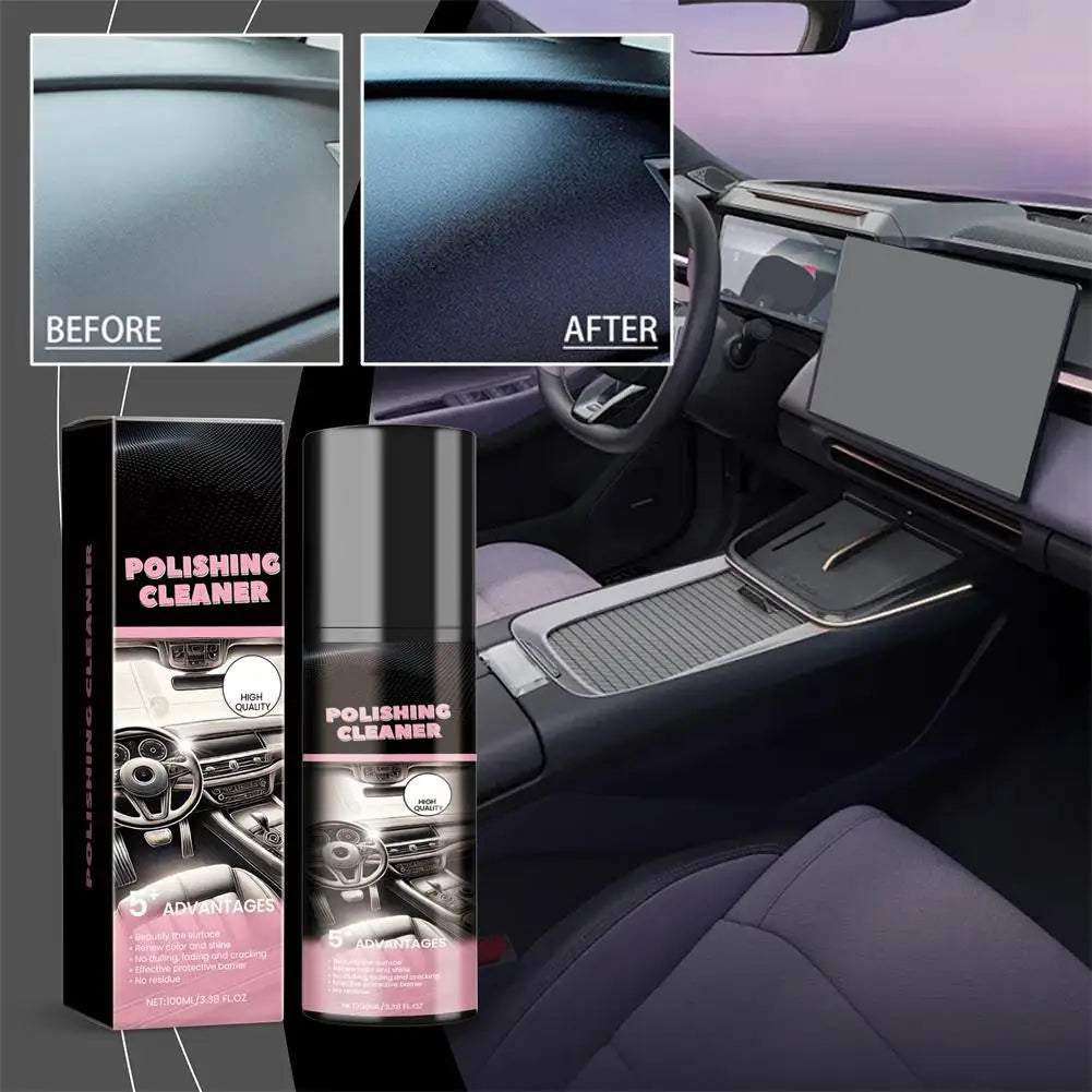 100ml Professioneller Autoinnenraum-Restaurator & Polierreiniger-Spray