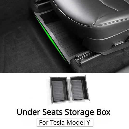 Aufbewahrungsbox für Tesla Model Y 2021-2024 – SwissGlanzGarage Ansicht 2