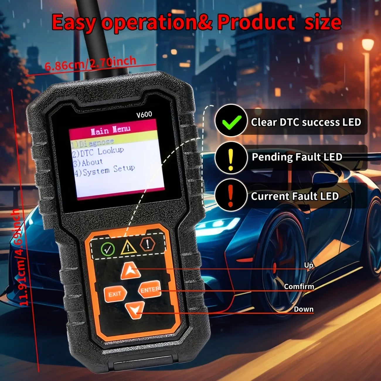 V600 OBD2 Diagnosescanner – SwissGlanzGarage Ansicht 5