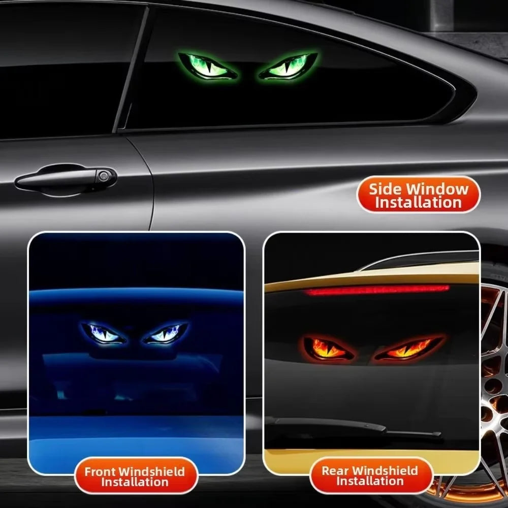 Solar Power Auto Demon Eye Beleuchtung – SwissGlanzGarage Ansicht 4