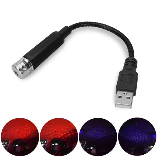 Auto Dach Stern Licht Mini LED Atmosphäre Lampe Auto…