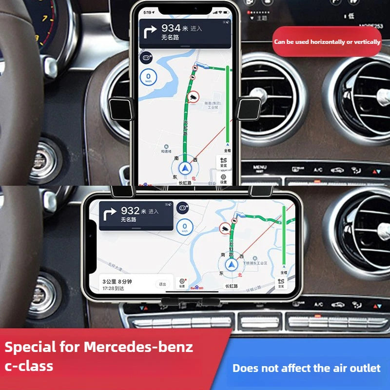 Handyhalterung für Mercedes-Benz C-Klasse – SwissGlanzGarage Ansicht 4
