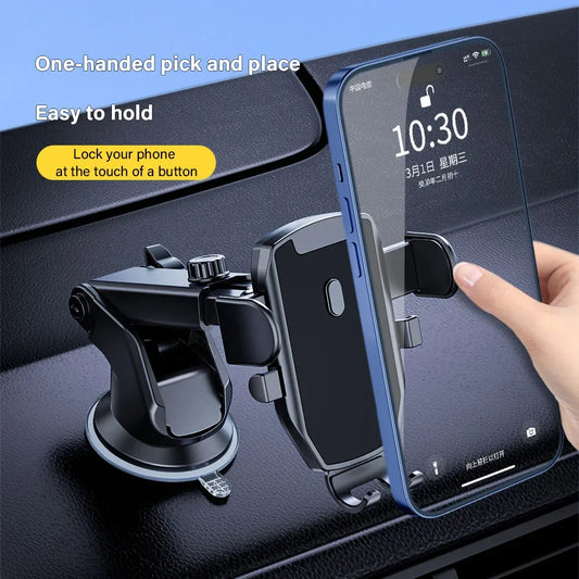 Auto-Handyhalterung mit Schwerkraftbefestigung für iPhone