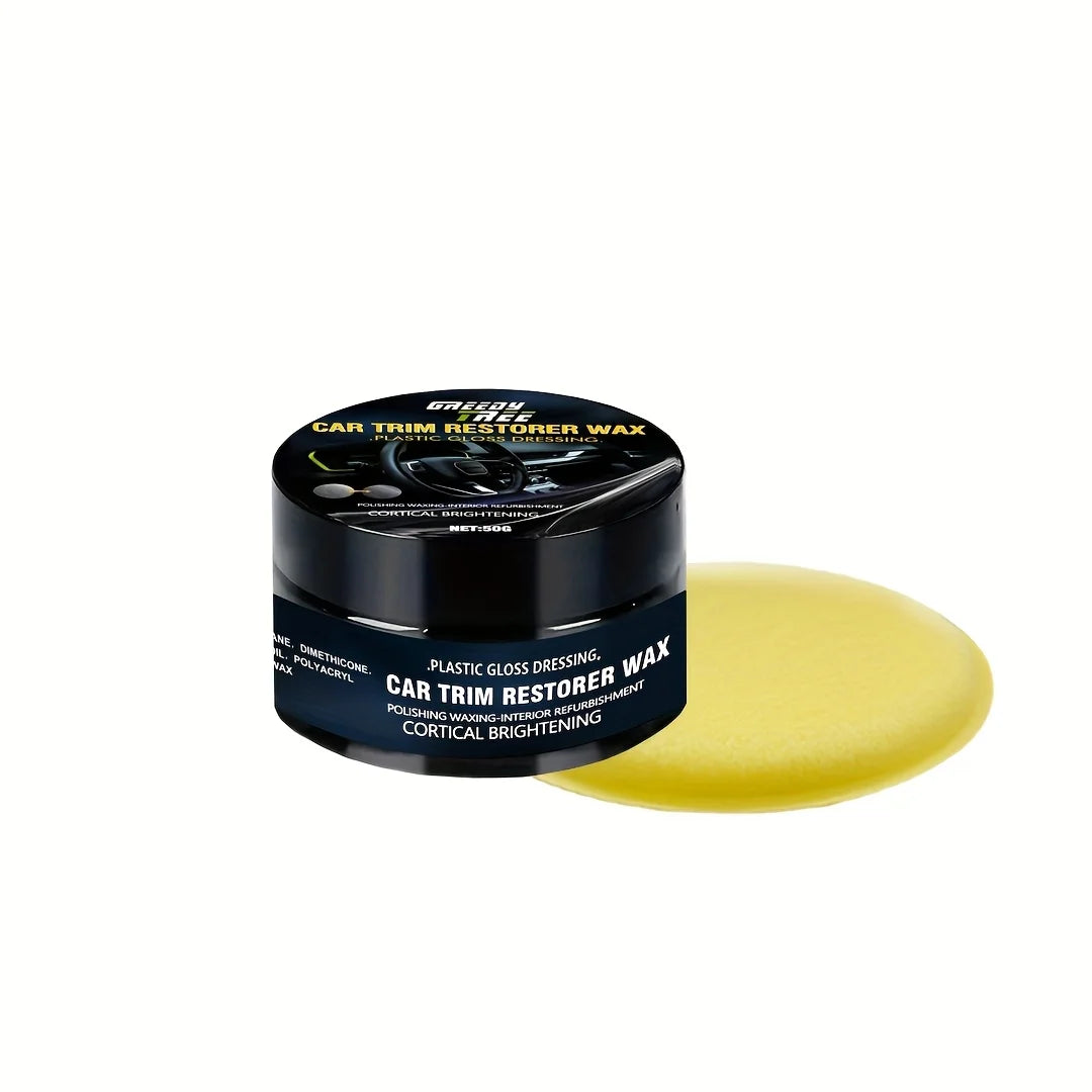 Car Plastic Restorer - Auto Interior & Panel Renewal Wax Coating Agent Car Wax Car Wax Polish