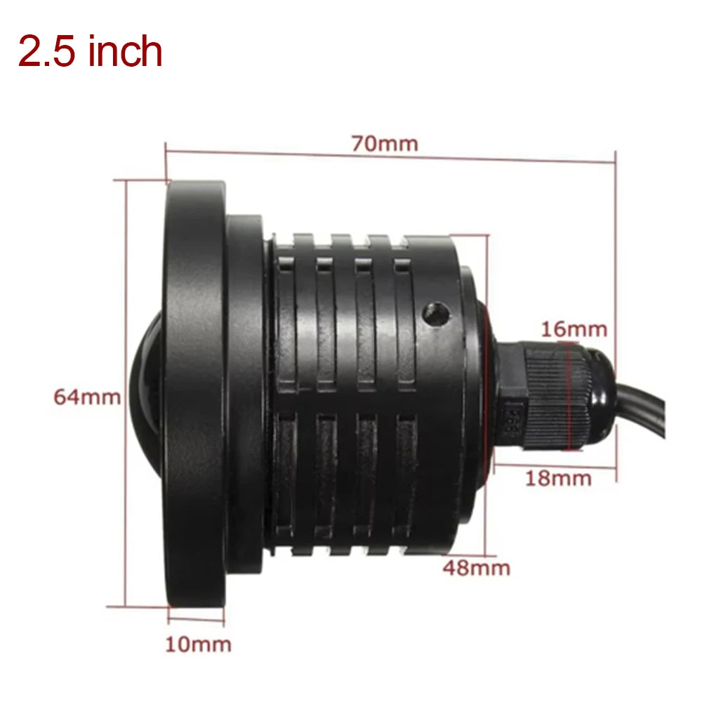 2.5 Zoll Angel Eyes Halo Ring 12V Auto LED – SwissGlanzGarage Ansicht 4