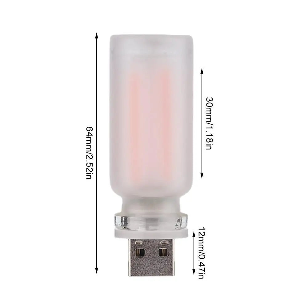 Auto USB Touch Control Atmosphäre Licht Milchglas LED Glühbirne