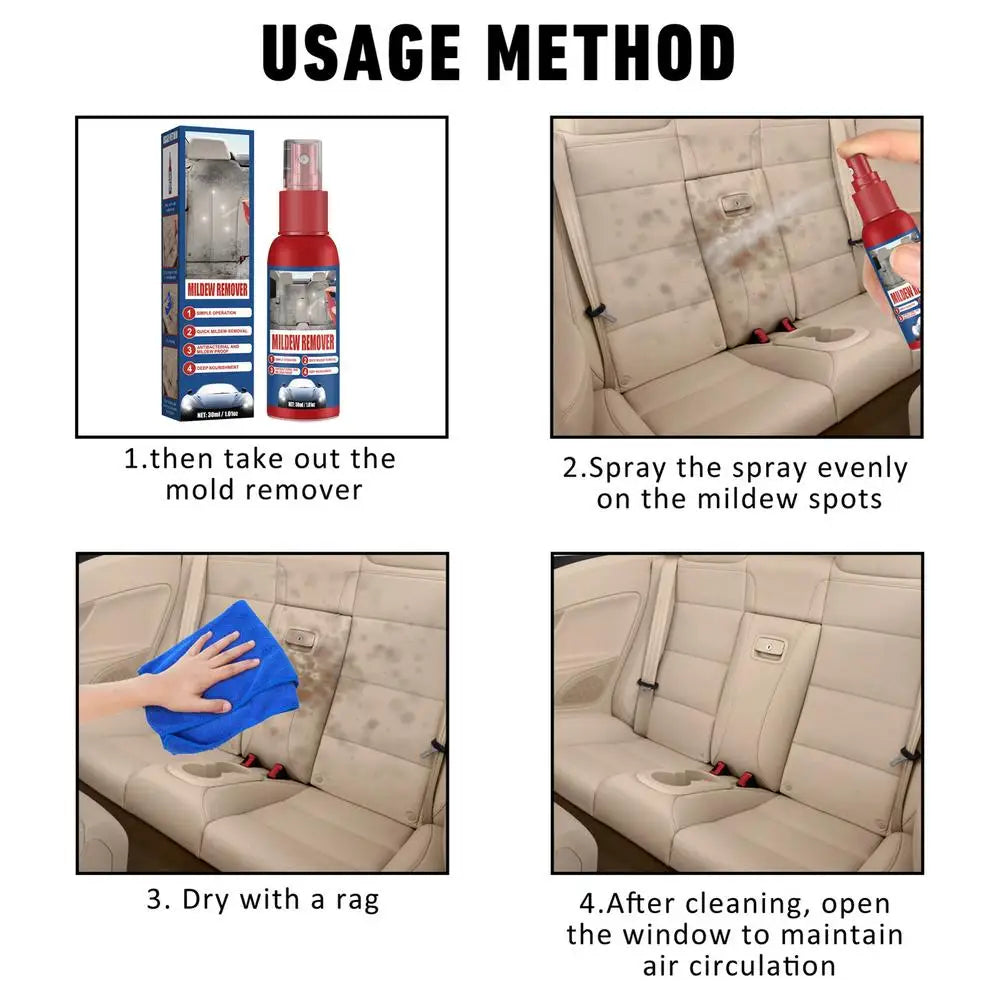 Auto-Innenraumreiniger und Schimmelentferner Spray 30ml - Produktuebersicht