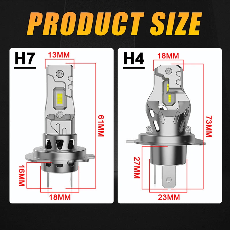Bullvision H7 LED Scheinwerferlampe – SwissGlanzGarage Ansicht 6