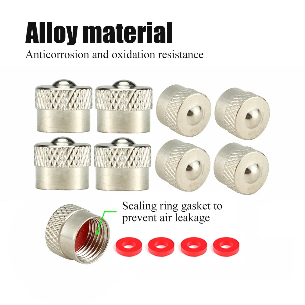 Ventilkappen Aluminium Staubschutz Set – SwissGlanzGarage Ansicht 3