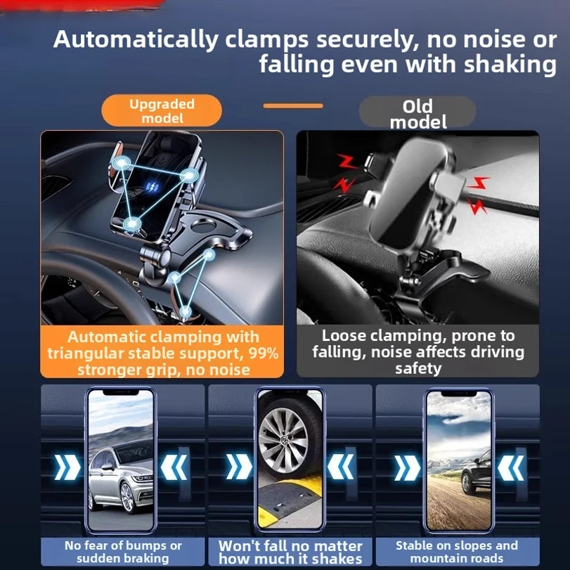 Neue kabellose Auto-Handyhalterung mit magnetischem Superschnell-Ladegerät für Lüftungsschlitze und Armaturenbrett im...