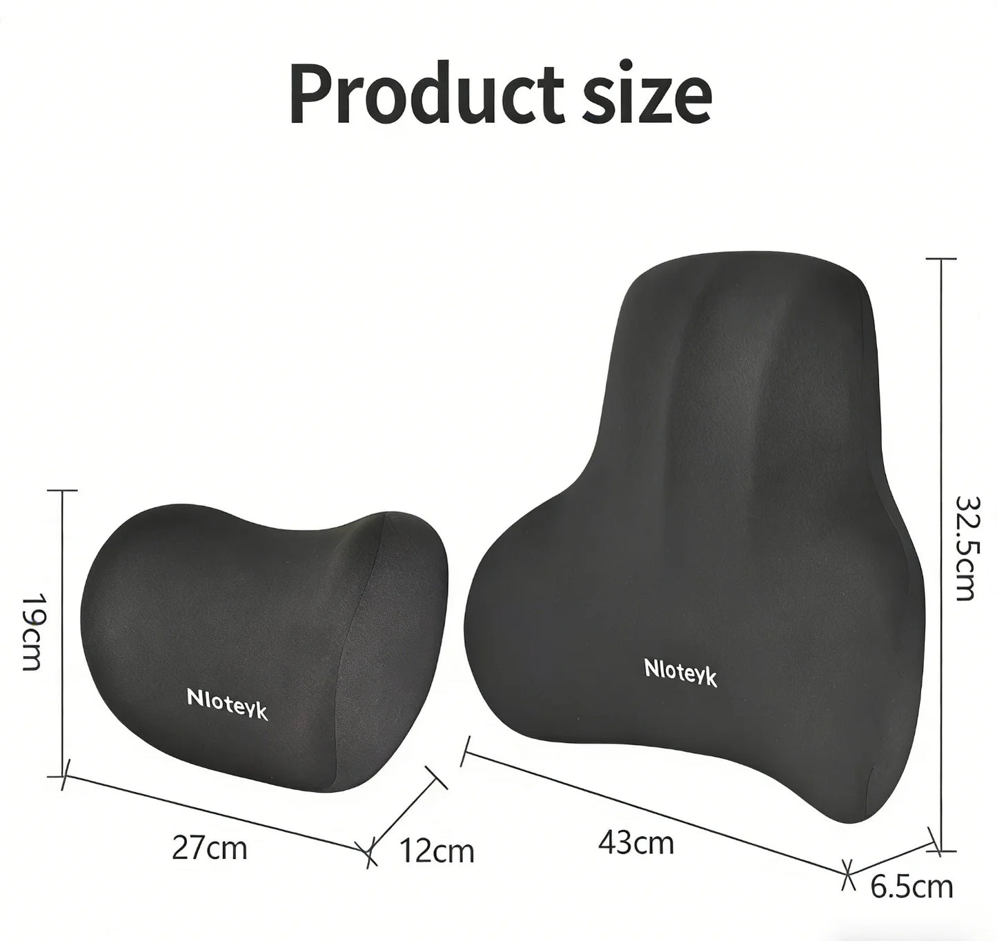 Nackenkissen Memory Foam für Auto – aus Memory-Schaum – SwissGlanzGarage Ansicht 5