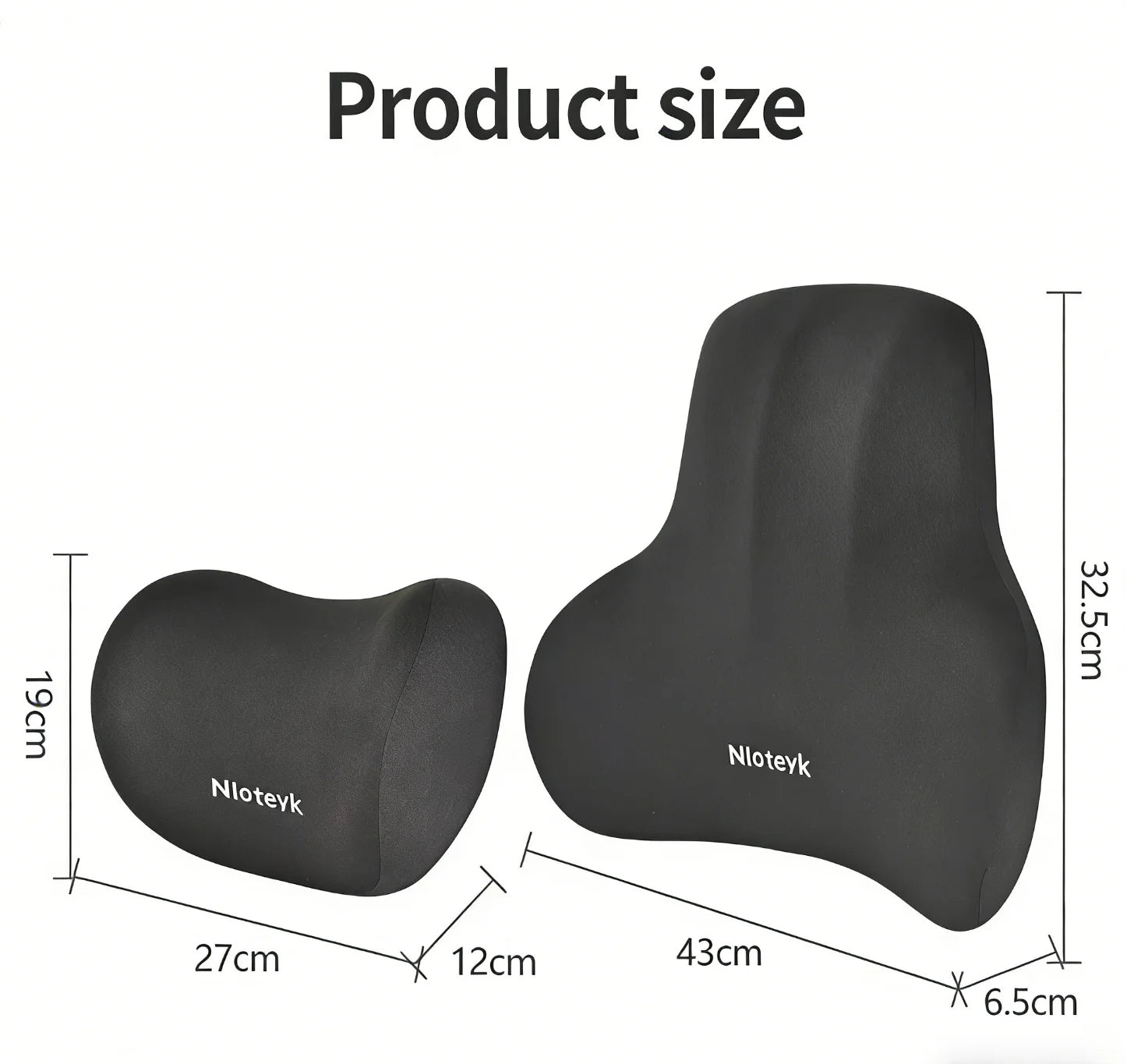 Nackenkissen Memory Foam für Auto – aus Memory-Schaum – SwissGlanzGarage Ansicht 5