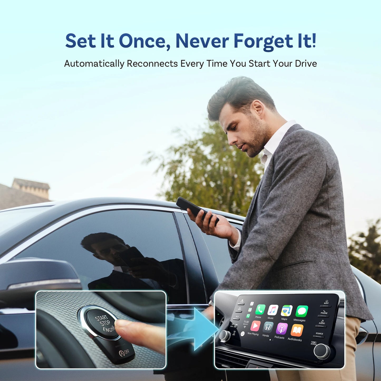 Ottocast Play2Video Ultra Kabellos CarPlay Adapter – SwissGlanzGarage Ansicht 5