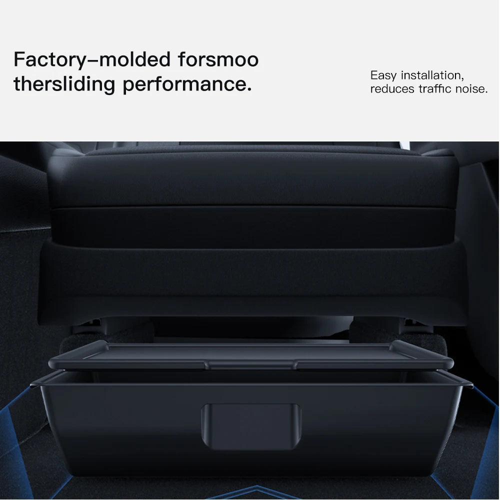 Aufbewahrungsbox unter dem Sitz für Tesla Model Y – SwissGlanzGarage Ansicht 5