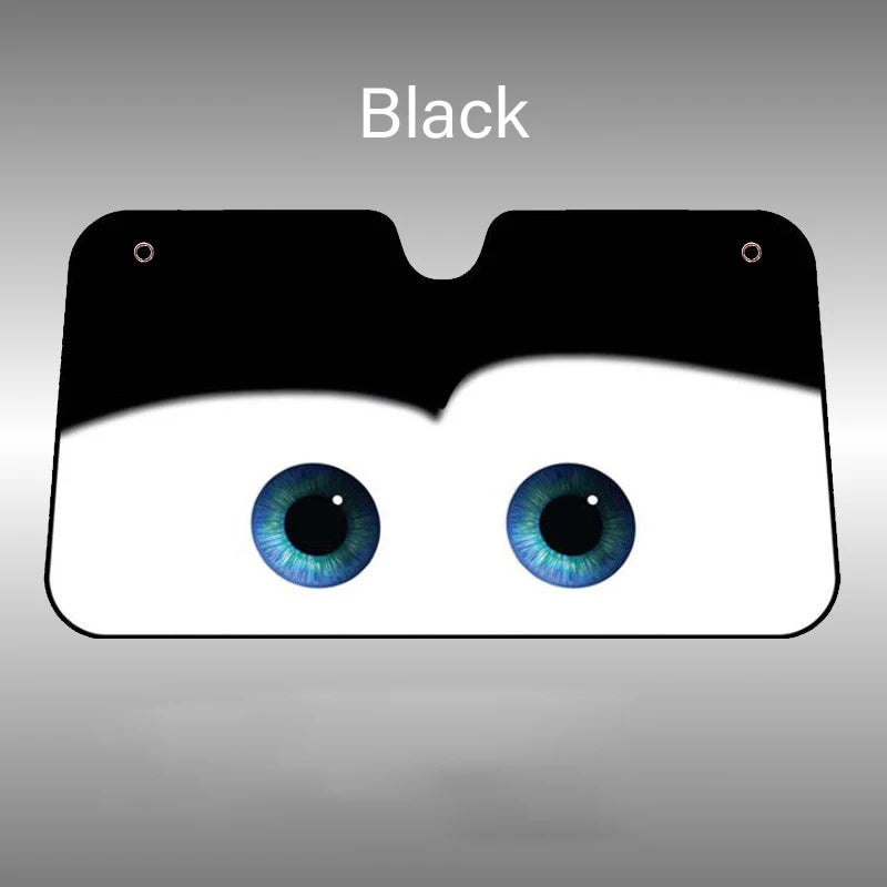 Auto-Sonnenschutz mit Augen-Design – SwissGlanzGarage Ansicht 2