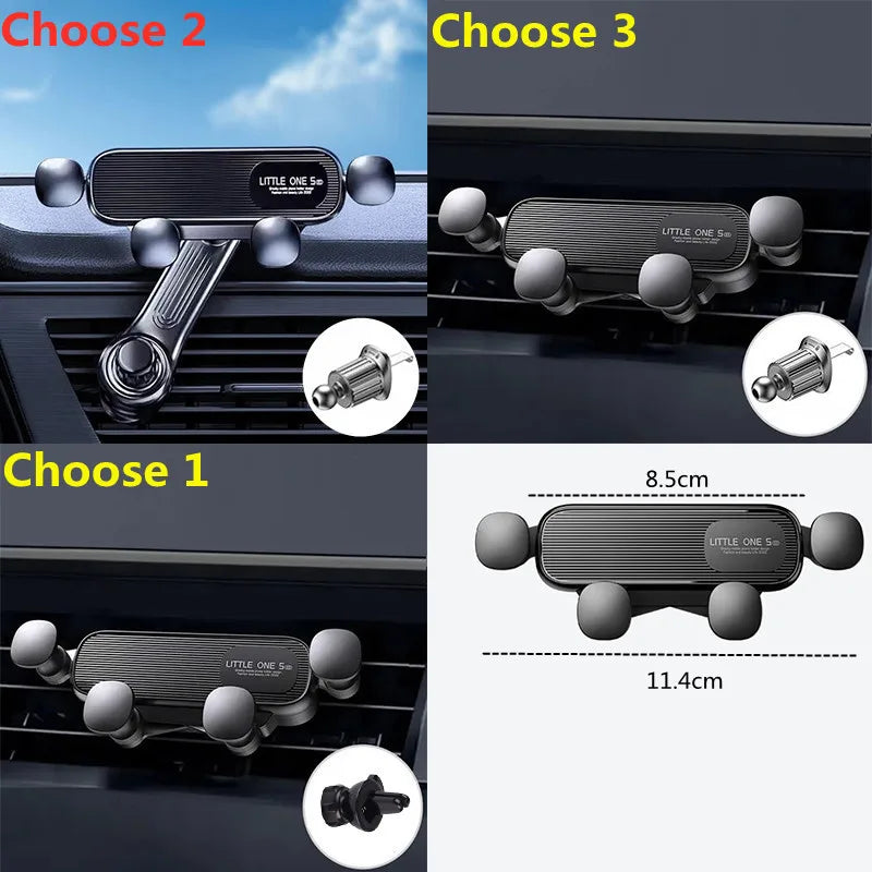 Schwerkraft Auto Telefon Halter Air Vent Clip Halterung Mobile Handy Stehen Im Auto GPS Unterstützung Für iPhone 13 1...