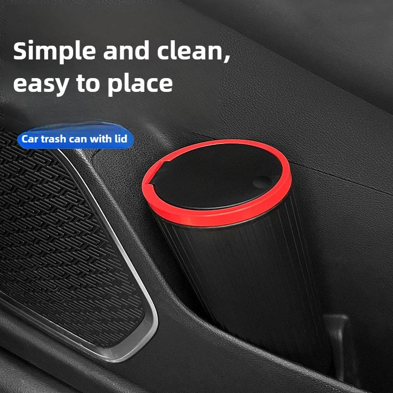 Auto Mülleimer Kann Mini Auto Staub Organizer Auto Innen Müll Tasche