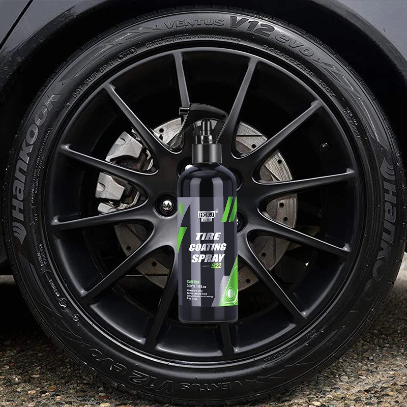 Reifen-Coating-Spray hydrophob Hochglanz Schwarz | SwissGlanzGarage