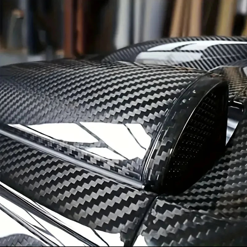 Carbon-Folie Schwarz hochglanz – SwissGlanzGarage Ansicht 4