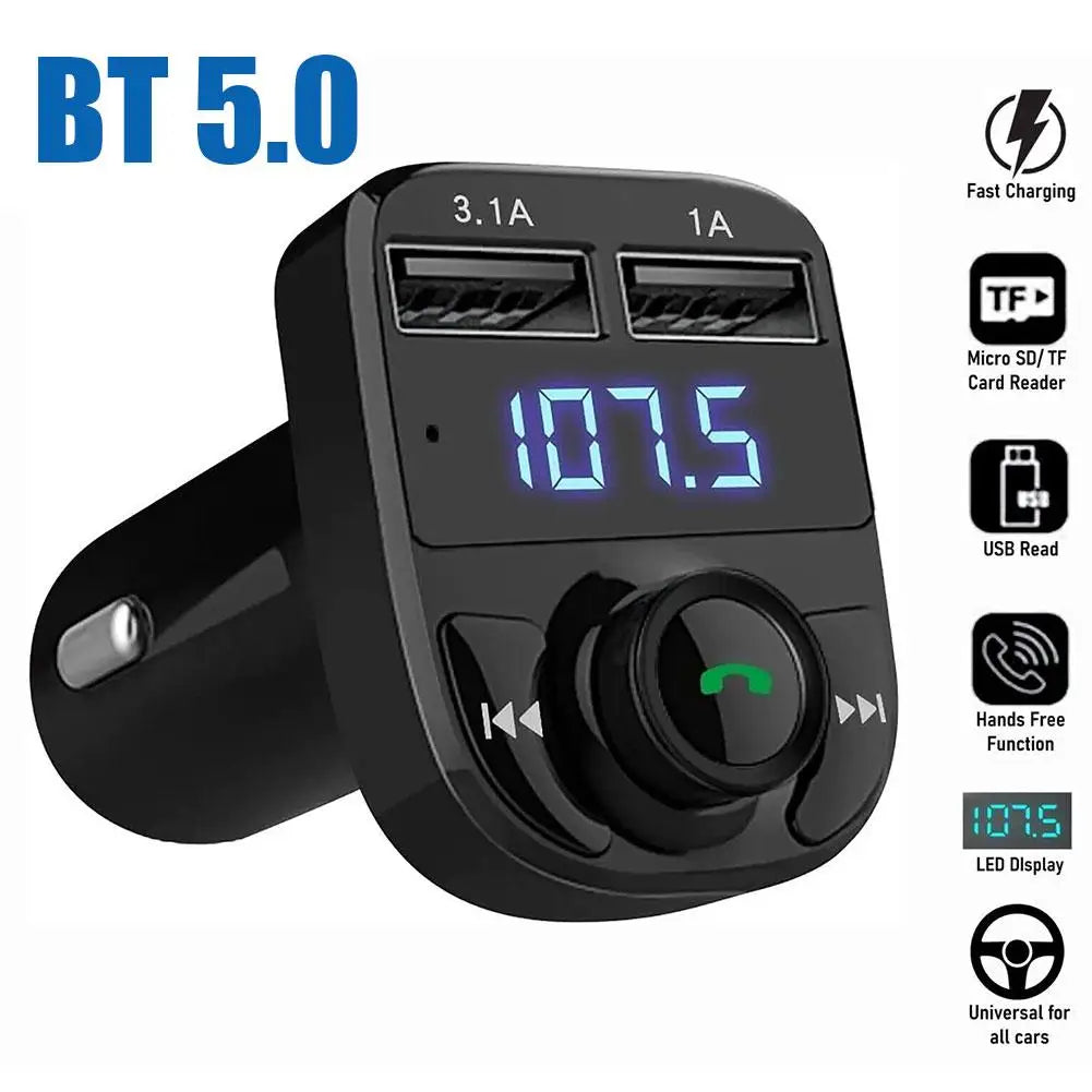 Bluetooth FM Transmitter Auto Freisprecheinrichtung – SwissGlanzGarage Ansicht 6