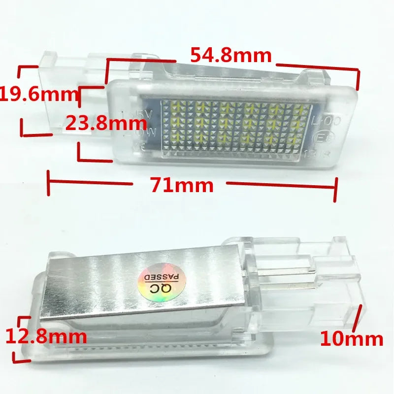 LED Fussraumbeleuchtung Set rot/blau/weiss – SwissGlanzGarage Ansicht 5
