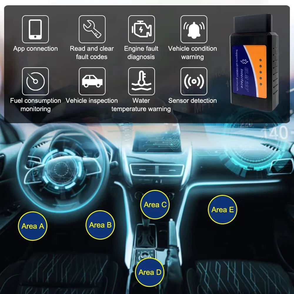 ELM327 V2.1 OBD2 Scanner Bluetooth – SwissGlanzGarage Ansicht 2