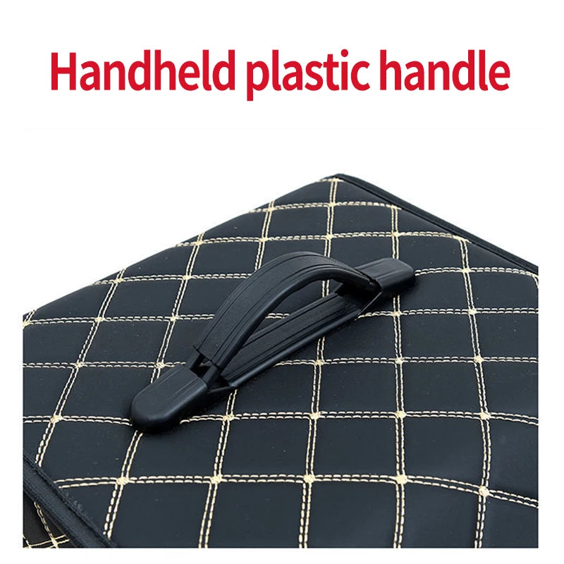 Auto Trunk Organizer Box Große Kapazität Auto Multiuse Werkzeuge Lagerung Tasche Verstauen Aufräumen Leder Falten Für...