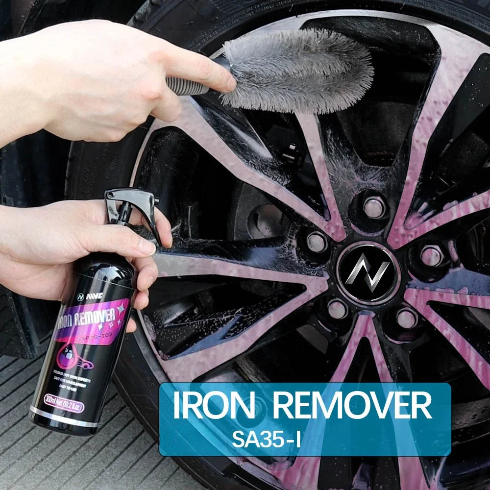 Eisen Entferner Spray Auto Räder Felge Reiniger Mehrzweck Rost Entferner Bremsfarbe Schützen Metall Staub Eisen Pulve...