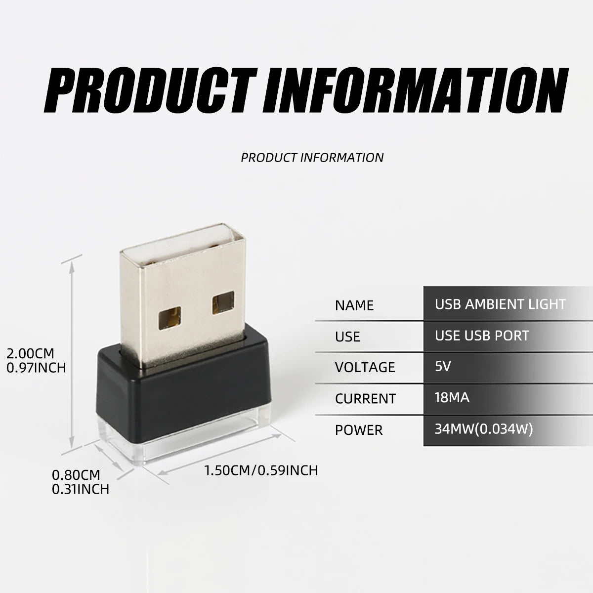 Auto USB LED Atmosphäre Licht Mini Romantische LED Lampe Auto Innen