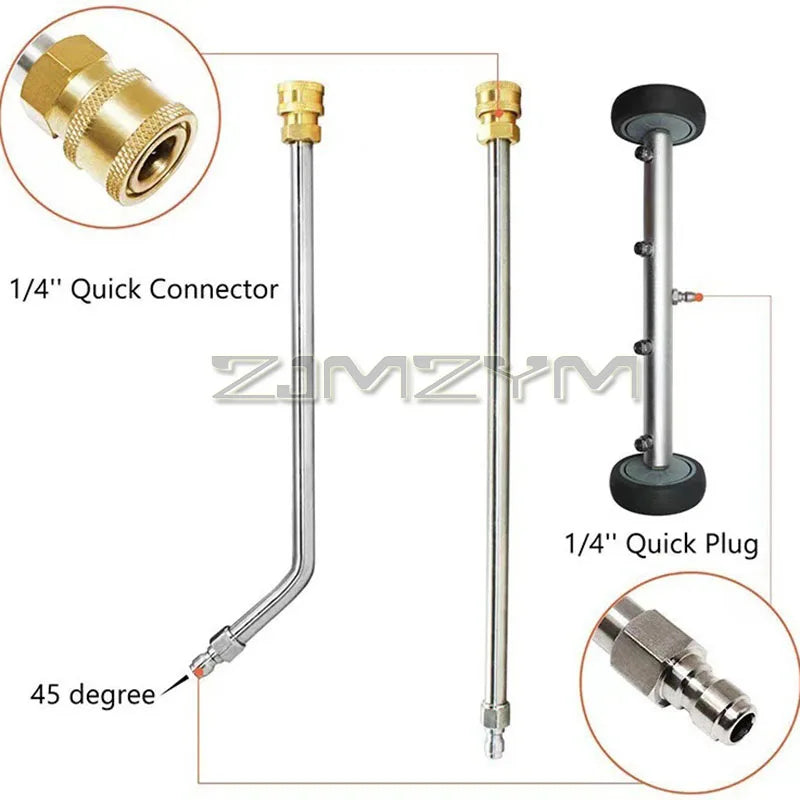 In1 Undercarriage Cleaner Dual-Function Car Chassis High Pressure Washer Electric Car Washing Locomotive Bottom Water Br