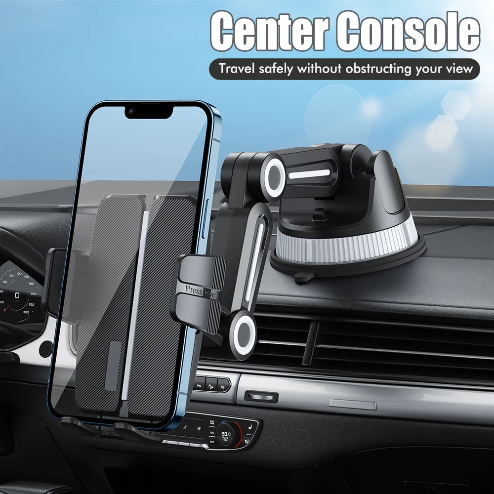Auto-Handyhalterung mit Saugnapf-Basis Multifunktionale Auto-Navigationshalterung für Windschutzscheibe und Armaturen...