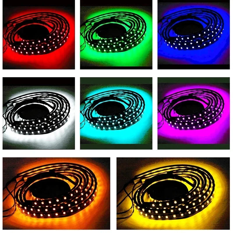 Auto Underglow LED Streifen Lichter RGB Neon Unterboden Licht APP