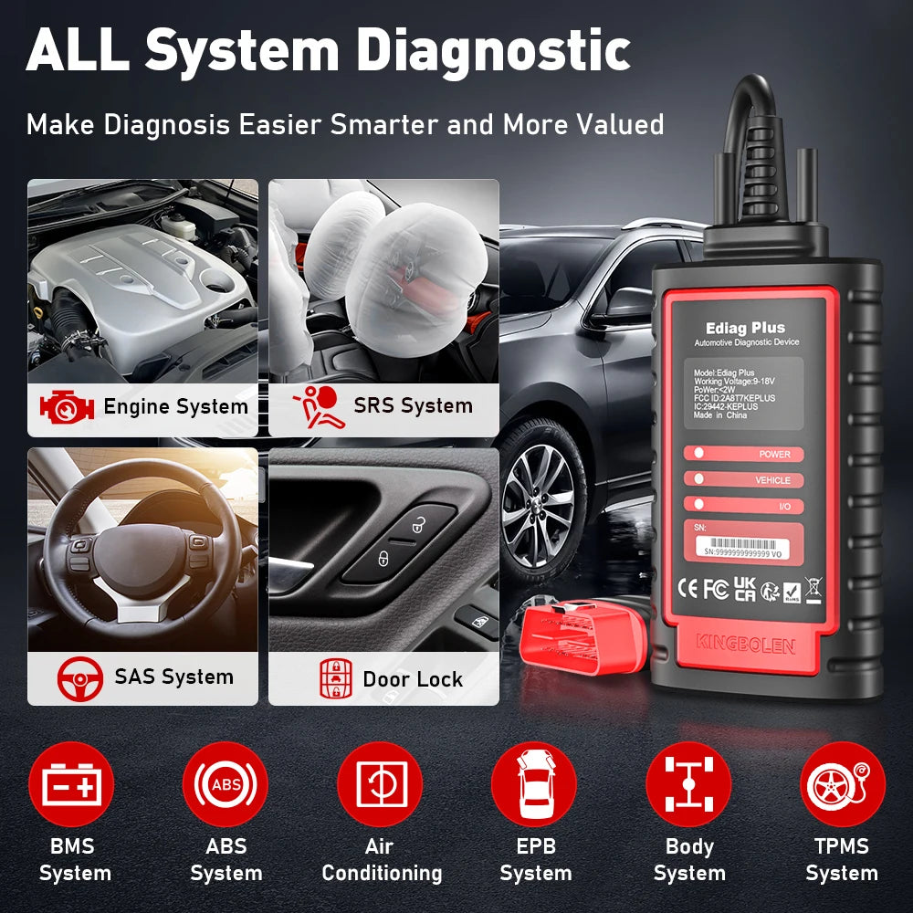 OBD2-Diagnosegerät Ediag – SwissGlanzGarage Ansicht 4