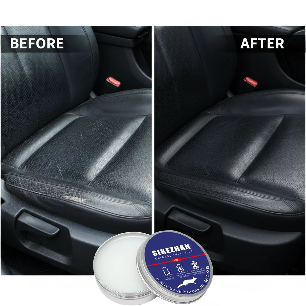Premium-Autositz-Conditioner aus Leder – Creme mit natürlichem Nerzöl