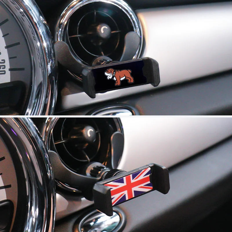 Mini Cooper Luftung Handy Halterung – SwissGlanzGarage Ansicht 3